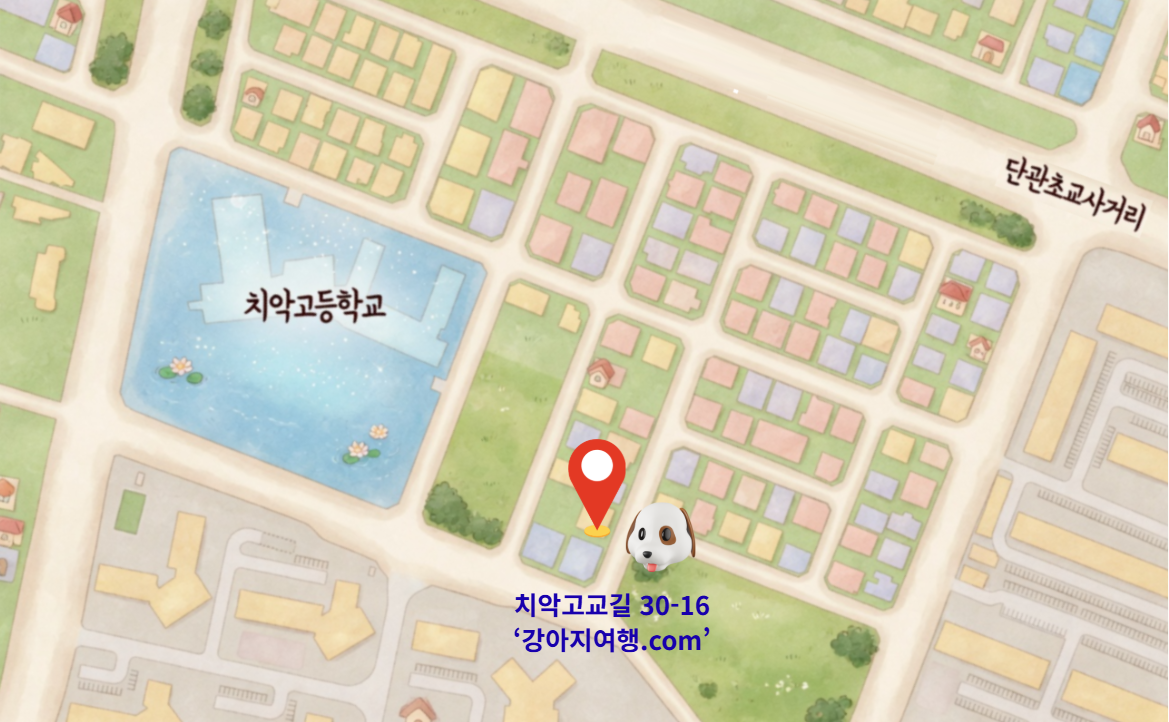 샵 위치 지도